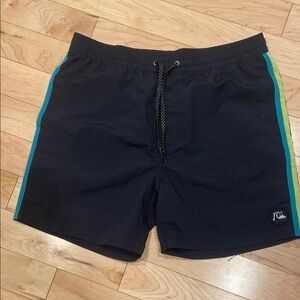 Quiksilver Men's Black Volley Shorts